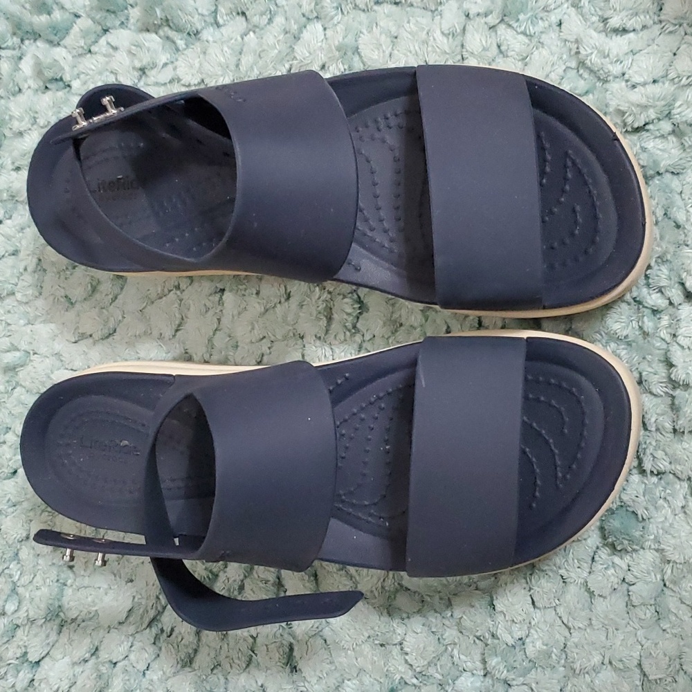 Crocs platform sandals